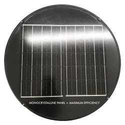 Luminária Solar LED com Suporte de Parede  - JARDIM - ABS - 4000K + Controle Remoto