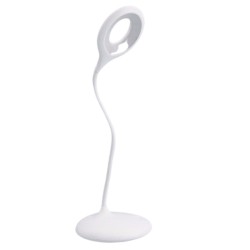 Lâmpada de mesa LED - 9W - ALESUND - Flexo Branco - CCT - Bateria de Lítio - Dimmable