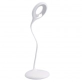 Lampe de bureau LED - 9W - ALESUND - Flexible Blanc - CCT - Batterie Lithium - Dimmable