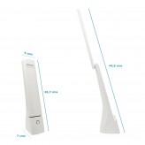 Lâmpada de mesa LED - 9W - ALESUND - Flexo Branco - CCT