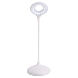 Lâmpada de mesa LED - 9W - ALESUND - Flexo Branco - CCT - Bateria de Lítio - Dimmable