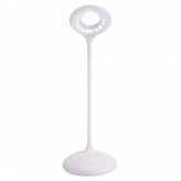 Lampe de bureau LED - 9W - ALESUND - Flexible Blanc - CCT - Batterie Lithium - Dimmable