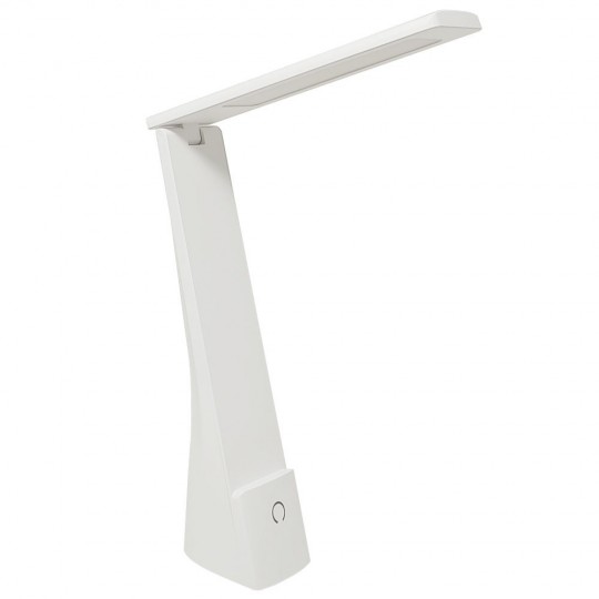 Lâmpada de mesa LED - 9W - ALESUND - Flexo Branco - CCT - Bateria de Lítio - Dimmable