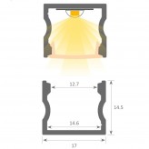 Linear LED - IP68 - Batten - NEW YORK  WHITE - 12V.