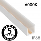 Flexible Aluminium U LED Profile - 2 metres -