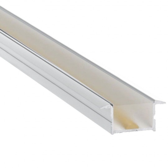 Regleta IP68 Lineal LED COB - Empotrable - BERLIN ANONIZADO PLATA - 12V.