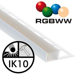 Linear LED Luminaire - IP68 - Recessed  - RGB+WW - ANODIZED SILVER ALASKA - 24V