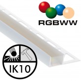 Luminaire LED Linéaire - IP68 - Encastrable - RGB+WW - ALASKA ANODISÉ ARGENT - 24V