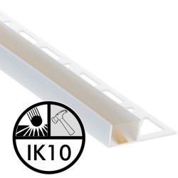 Régua LED - IP68 - Linear COB - Embutida - ALASCA ANODIZADO PRATA - 12V