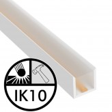 Profilé aluminium flexible en U LED  - 2 mètres