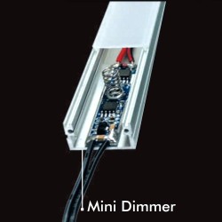 Mini interruptor + Dimmer - para tiras LED en perfil 12/24V.