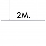 Perfil pendente de alumínio - LED  - KIRUNA - 2 metros