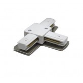  Conector Blanco tipo T para Carril Monofásico REFORZADO