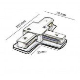 Connecteur Type de  T rail renforcé""