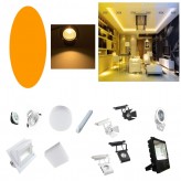 Orange soft Filter for LED Lighting