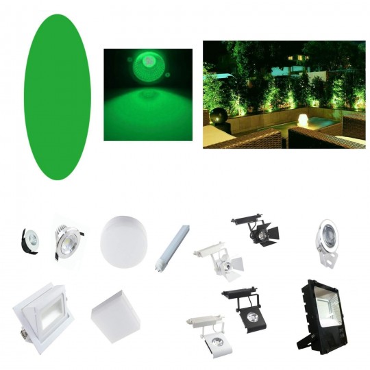 Filtro Verde para Luminária LED