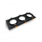 Housing BLACK triple adjustable  for AR111