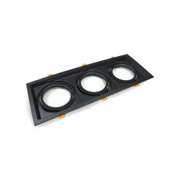 Housing BLACK triple adjustable for AR111 5005