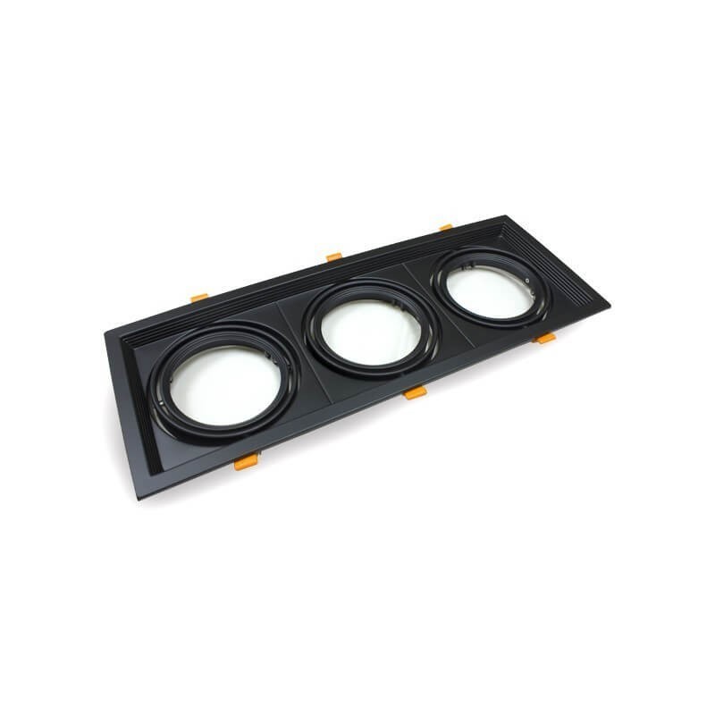 Housing BLACK triple adjustable for AR111 5005
