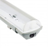 Waterproof screen for two LED tubes IP65  60cm