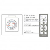 Dimmer LED Triac  200W +  IR Fernbedienung