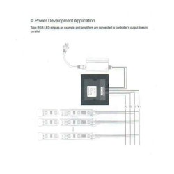 Compre Controlador Embutido Tátil para Fitas de LEDs RGB 12-24 V. DC