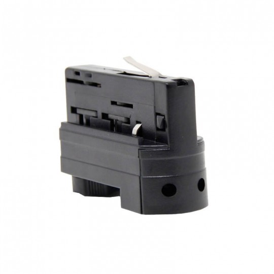 3-PHASE Connector for rail Black