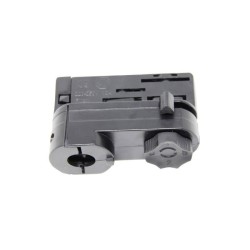 3-PHASE  Connector for rail Black