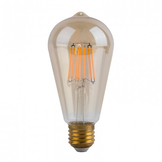 6W LED Bulb Filament Vintage E27 Gold ST64