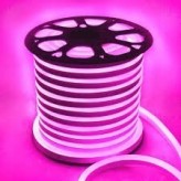 Neón LED Flexible 12V Bobina  25m 8mm  Rosa