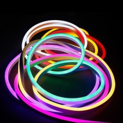 Neón LED Flexible 12V Bobina  25m 8mm  Rosa