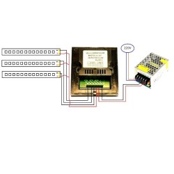 Compre Controlador Embutido Tátil Monocromático para Fitas de LEDs