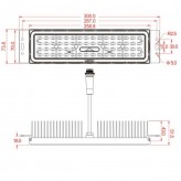 LED Spotlight 50W MAGNUM PRO Aluminium 25º