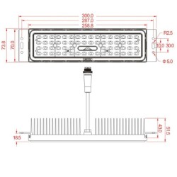 Proyector LED 50W MAGNUM AIR 186Lm/W 136ºx78º