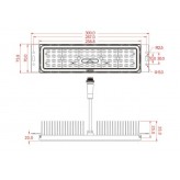 LED Projektor 200W MAGNUM AIR 186Lm/W 60º