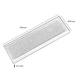 Microrótulo DC 3.6V IP20 Azul