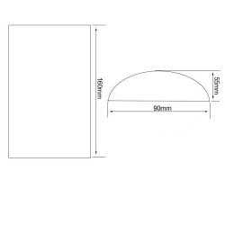 12W LED CANNES Wall Light  Double lighting Outdoor IP54