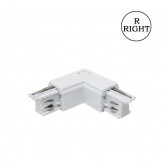 conector DERECHO TRIFASICO Blanco 